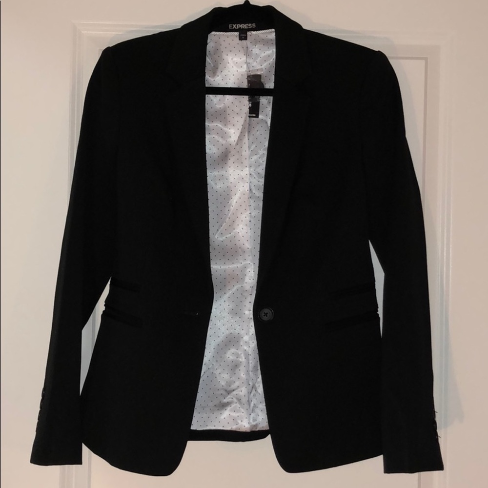 Black suit jacket